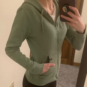 Pact organic cotton hoodie- XS- green